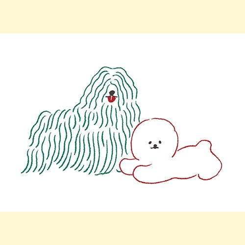 Konno Printing Greeting Card Dogs L20W004