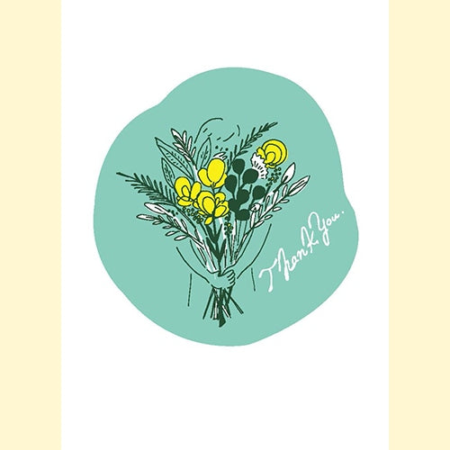 Konno Printing Greeting Card Bouquet L20W009