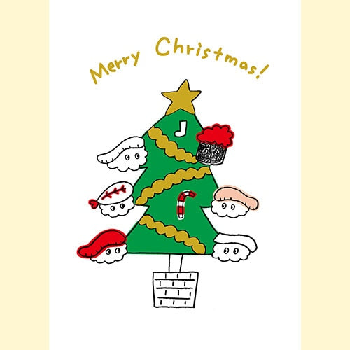 Konno Printing Greeting Card Sushi Decoration L20S005