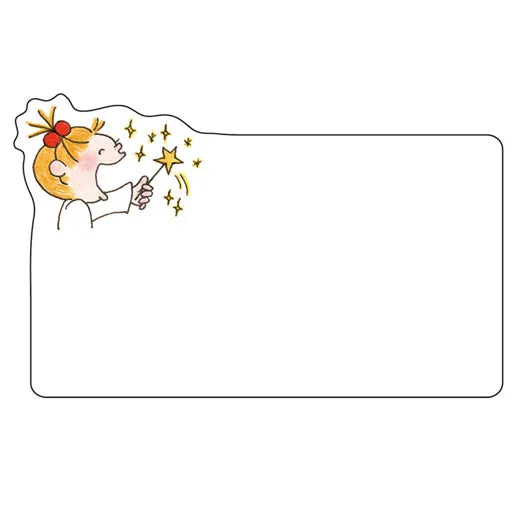 Coco-chan die-cut name card set