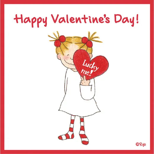 Coco Valentine Pop-Up Mini Card, Red.