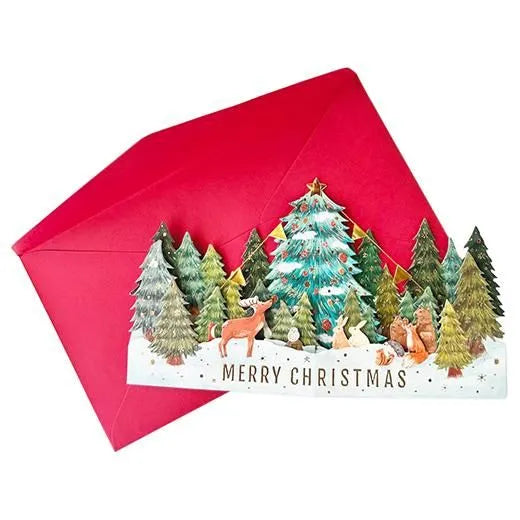 Christmas Tree Pop-Up Card Forest EC-29
