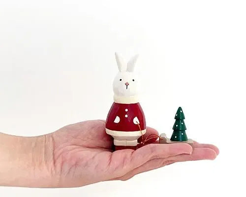 T-lab polepole animal Holiday Christmas Rabbit Santa/Tree