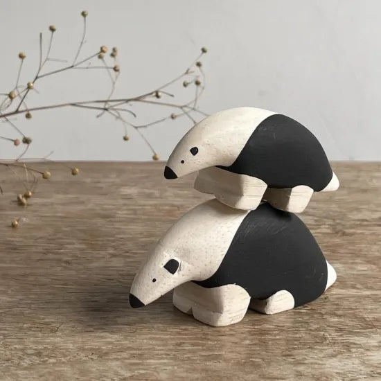 T-lab Pole Pole Animal Family Set Ant Eater