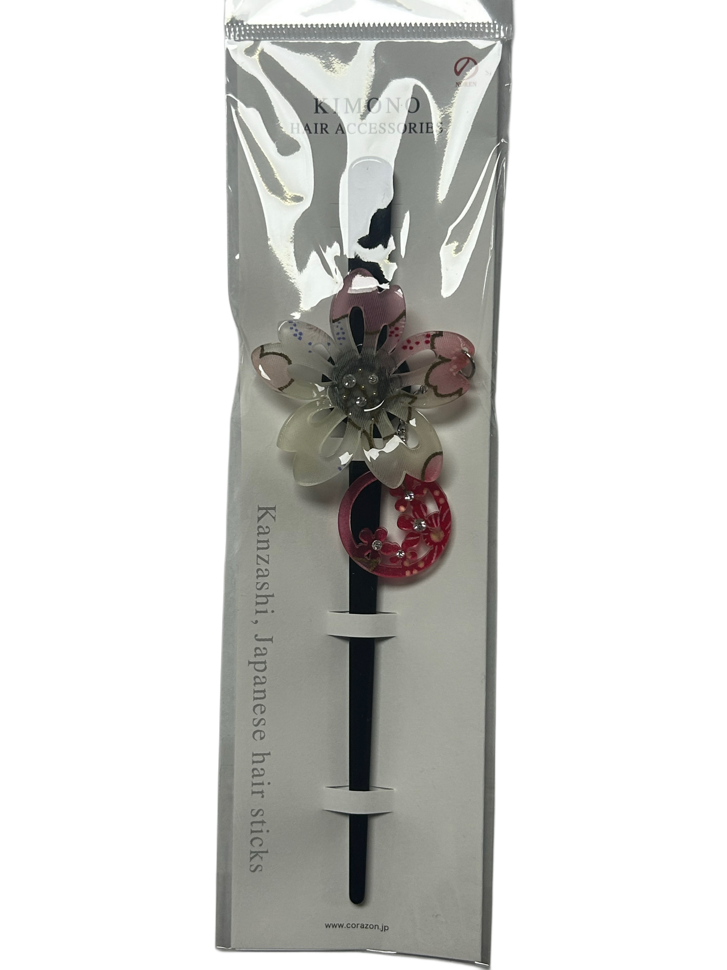 Noren Hair Claw Hair Accessory Hair Stick Pink