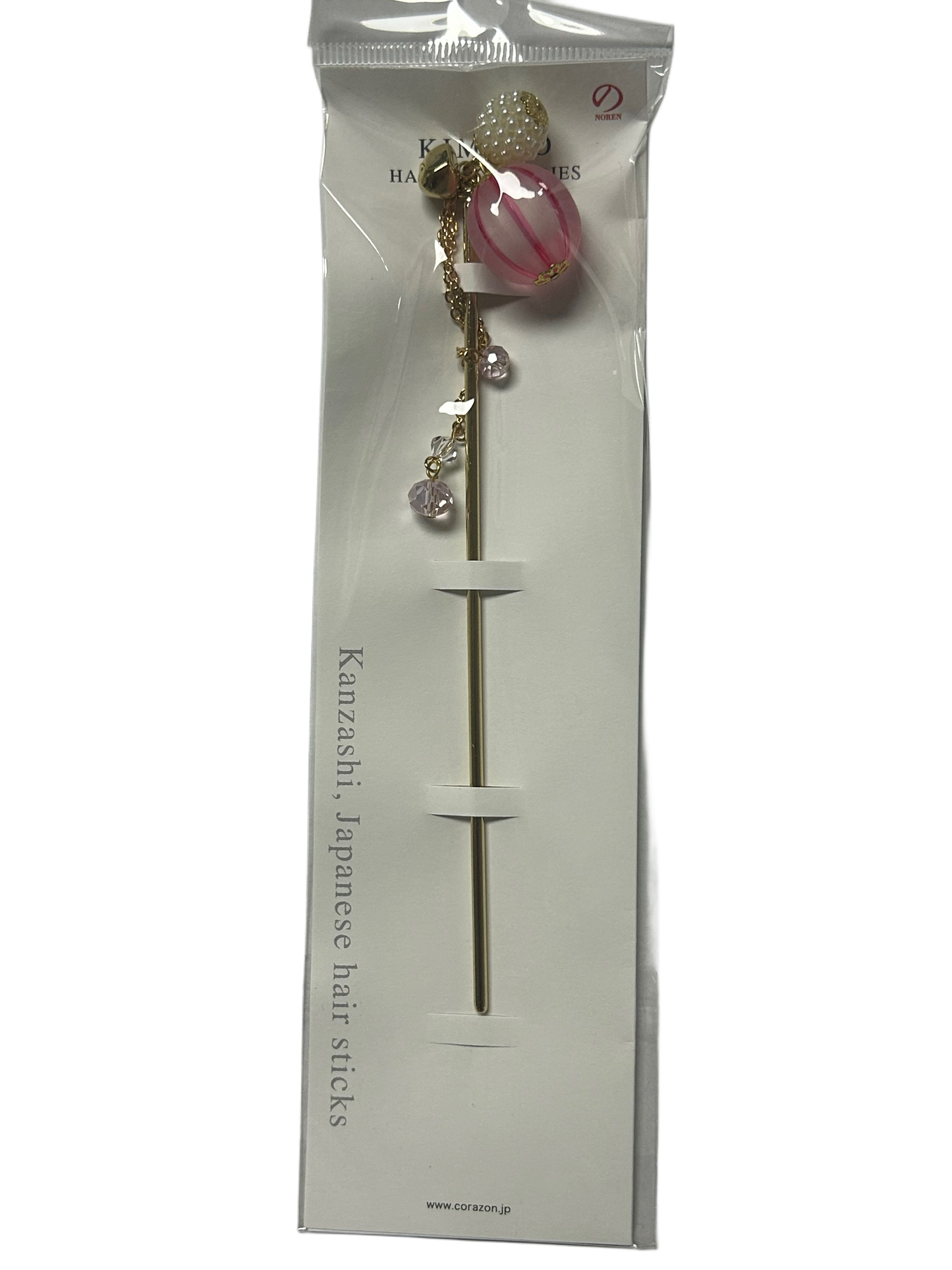 Foam ball hairpin peach HD