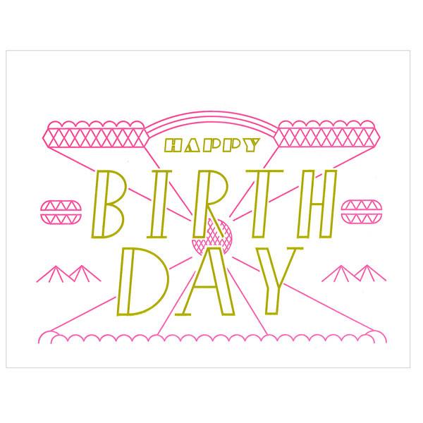 Tegami Birthday Greeting Card