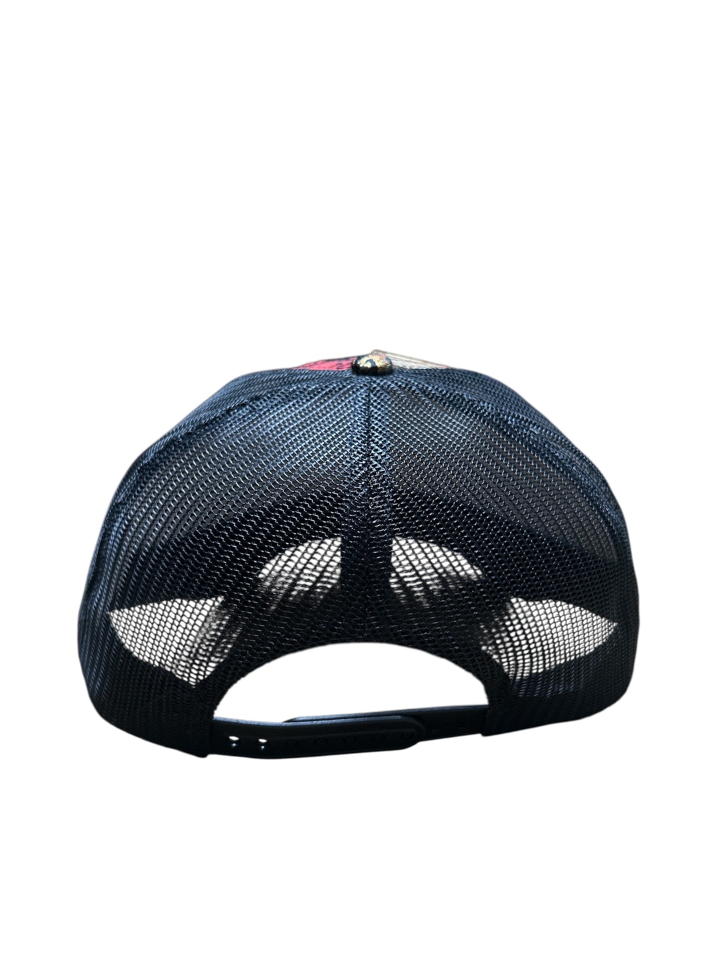 Kinran Mesh Cap Fan Red
