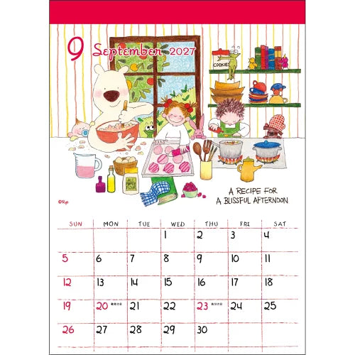 2027 Wall Calendar - Coco-chan
