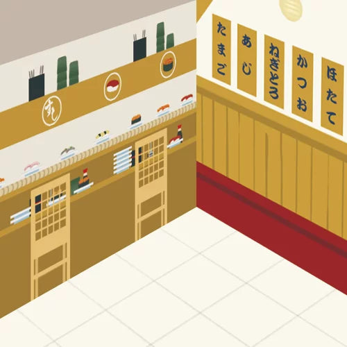 2027 House Box Calendar - Sushi Restaurant