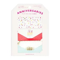 Greeting Life Anniversary Mini Card Set Chic MM-398