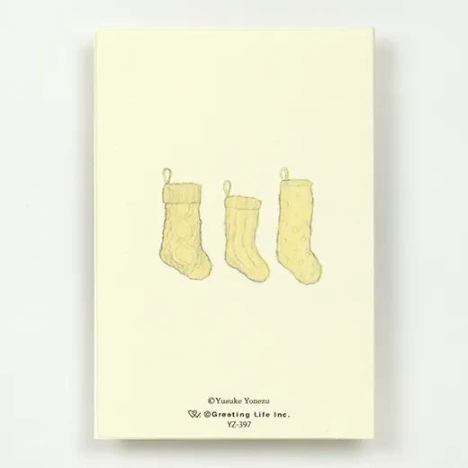 Greeting Life Yusuke Yonezu Christmas Mini Card Schnauzer YZ-397