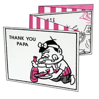 Greeting Life Thank you PAPA Card FUJIO AKATSUKA AF-25
