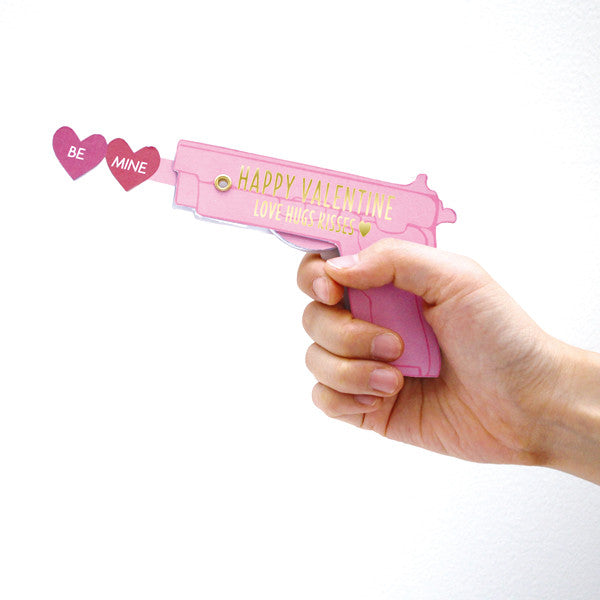 Greeting Life Valentine Shootig Heart Card HR-20