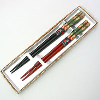 Kyoohoo Lacquer Ware Paired Chopsticks Set Ume