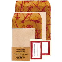 Jolie poche Wax Paper Letter Set S size SWG-06BG