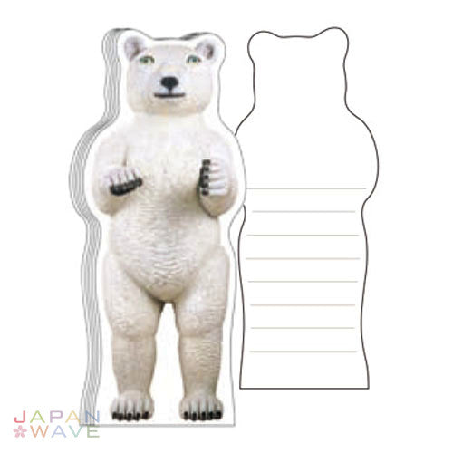Greeting Life Die Cut Memo ATSUHIKO MISAWA Polar Bear WAN-42