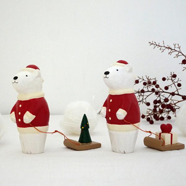 T-lab polepole animal Holiday Santa Claus Bear Tree