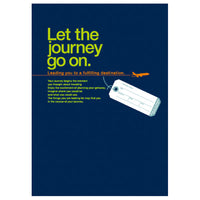 Greeting Life Travel Notebook Blue HAN-85