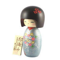 Kyoohoo Japanese Kokeshi Doll Hanatsumi (k12-3836)
