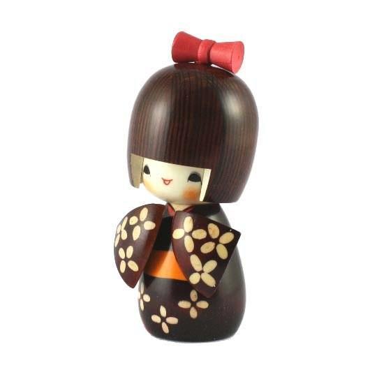 Kokeshi. DARLING Vintage Kokeshi Doll with Sleepy Eyes & Long Lashes. Sosaku Kokeshi. Modern. Japanese Doll. Vintage Japanese hotsell Doll. Wood.