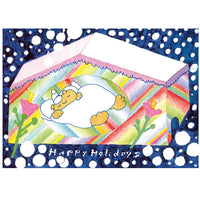 japanwave Tegami Paper Mechanics Greeting Card Happy Holidays