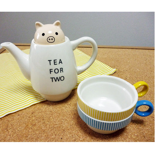 Shinzi Katoh Tea For Two Pig