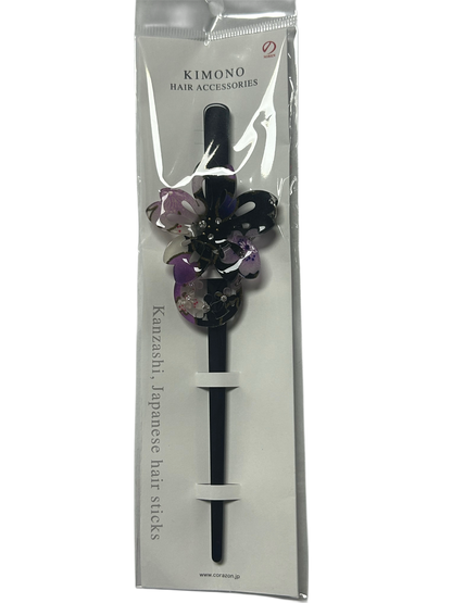 Noren Hair Claw Hair Accessory Hair Stick Purple