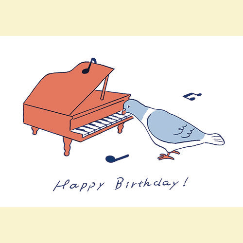 Konno Printing Greeting Card Pigeon L20S001