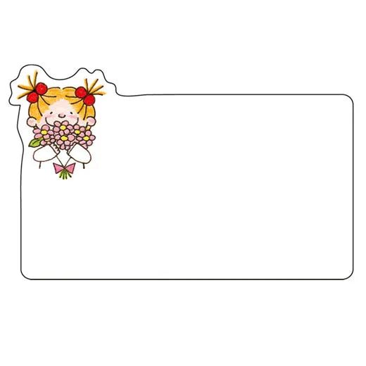 Coco-chan die-cut name card set