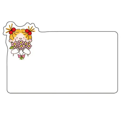 Coco-chan die-cut name card set