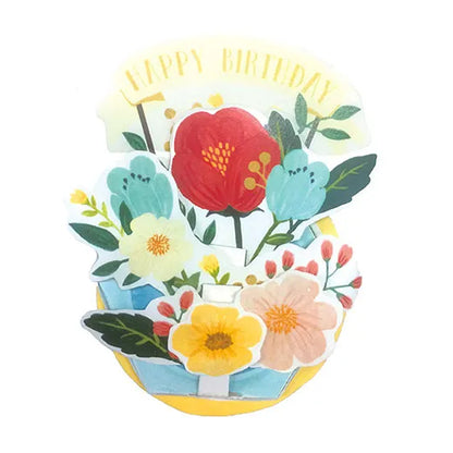 Birthday flower card