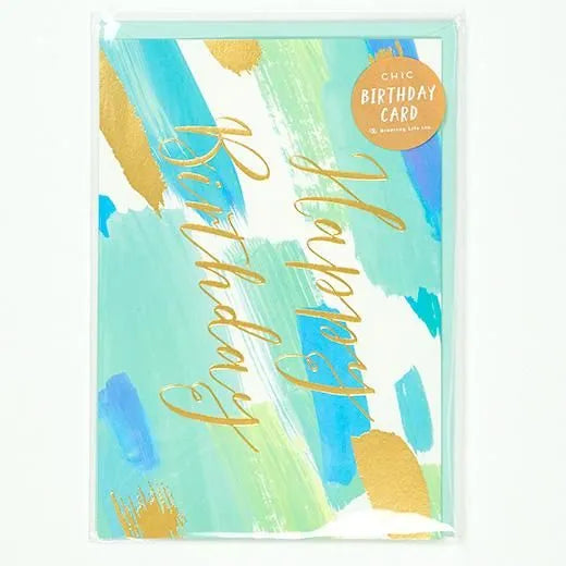 Chic birthday card