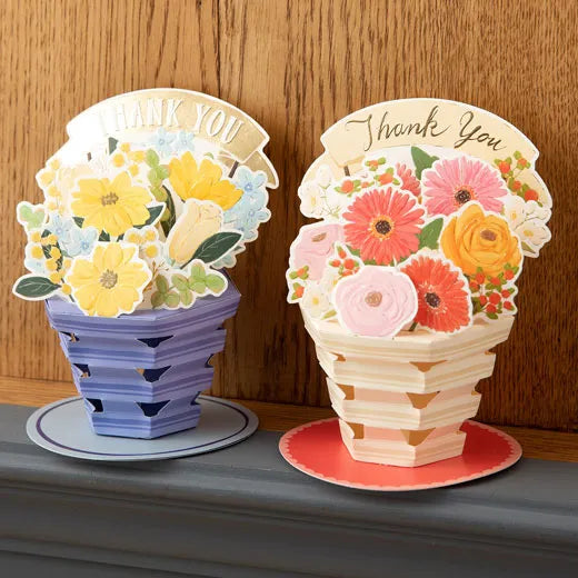 Flower pot card
