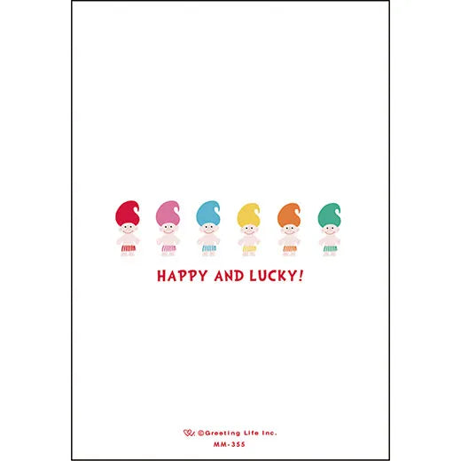 Happy Doll Thank You Card