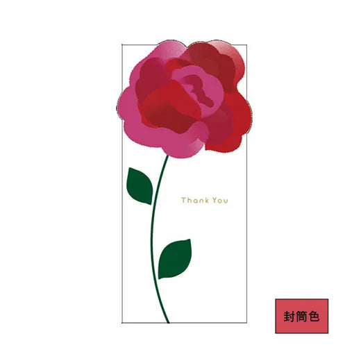 MONA Gradient Thank You Flower Card