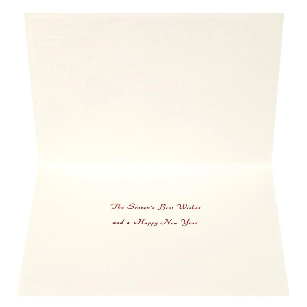 Japanese-Style Mini Santa Christmas Card, Chidorigafuchi SJ-68