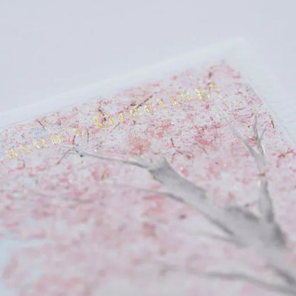 Japanese-Style Mini Santa Christmas Card, Hirosaki Park SJ-69