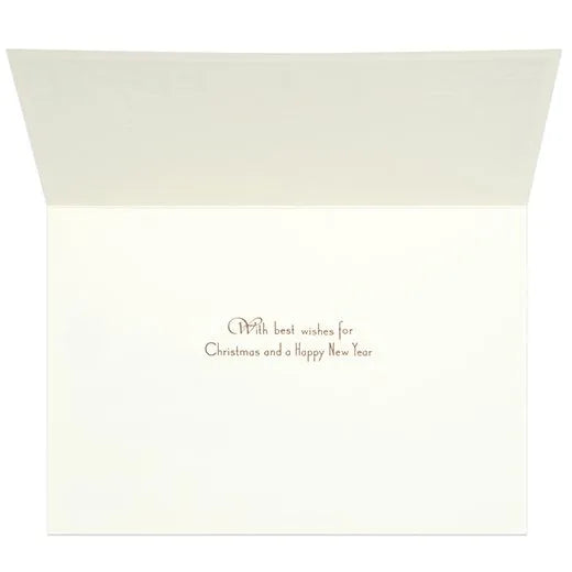 Mini Santa Sepia Card, Tokyo Blue Light-Up S-417