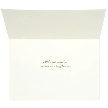 Mini Santa Sepia Card, Tokyo Blue Light-Up S-417