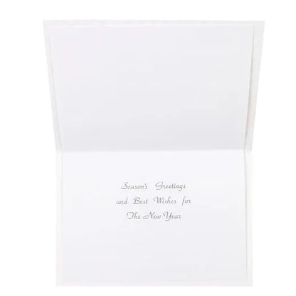 Japanese-Style Formal Card with Fan and Flowers SN-107