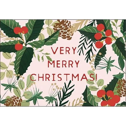 MONA Christmas Botanical Card MA-8