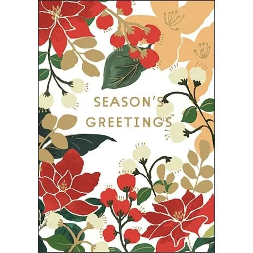 MONA Christmas Botanical Card MA-9