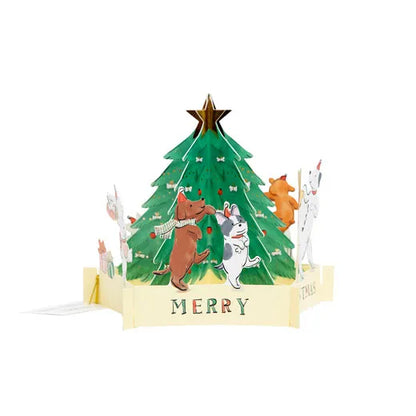 Christmas Dancing Card Dog KE-21