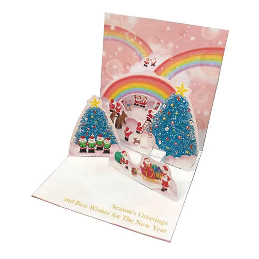 Mini Santa Pop-Up Card P-254
