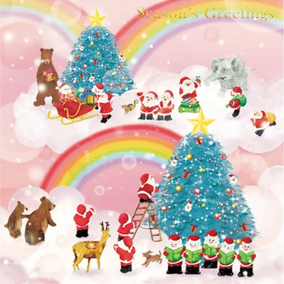 Mini Santa Pop-Up Card P-254