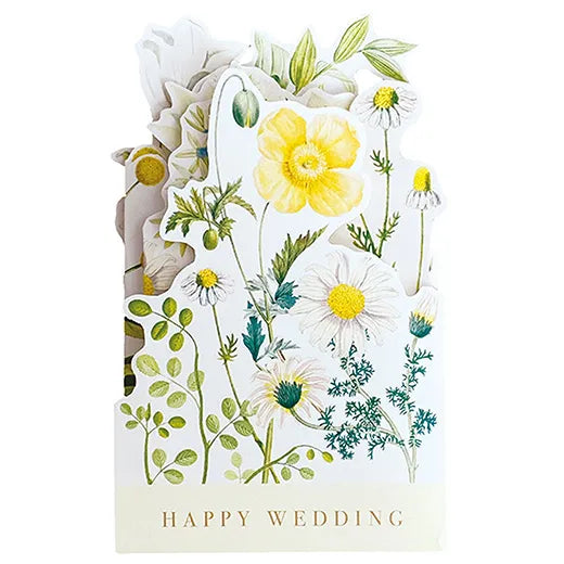 Wedding garden pop-up card