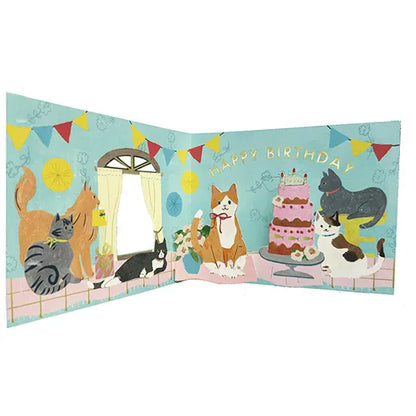 Birthday window party card