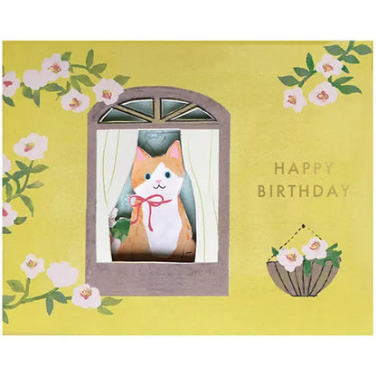 Birthday window party card