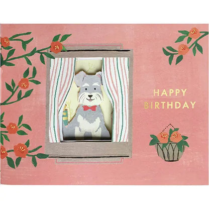 Birthday window party card